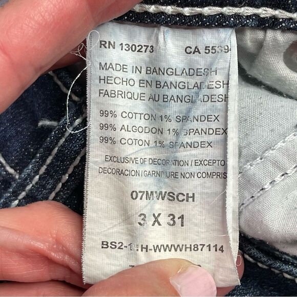 Wrangler Premium Patch Jeans Women's 27X30 Blue Dark Wash Skinny Leg Low Rise - Picture 8 of 15